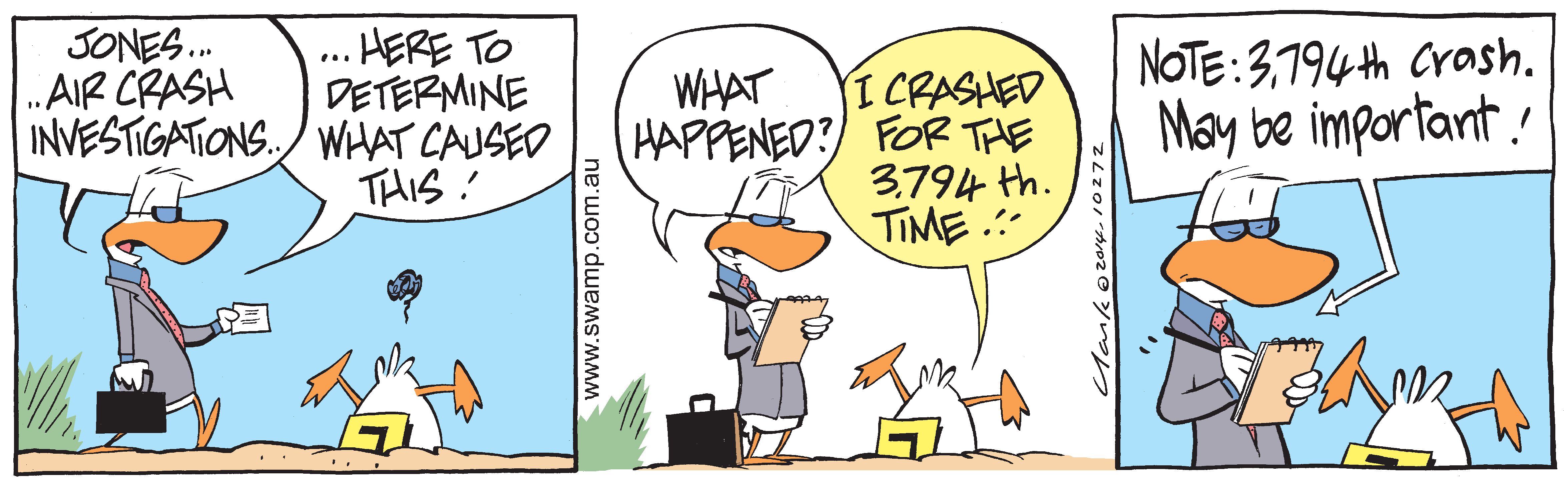 Ding Duck Investigation Comic