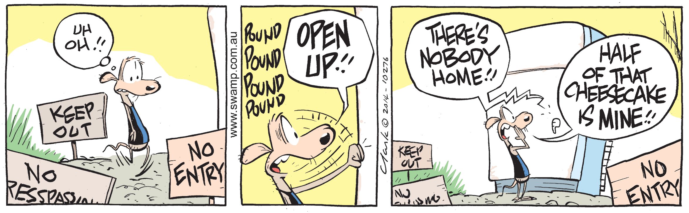 Swamp Rat Cheesecake Comic