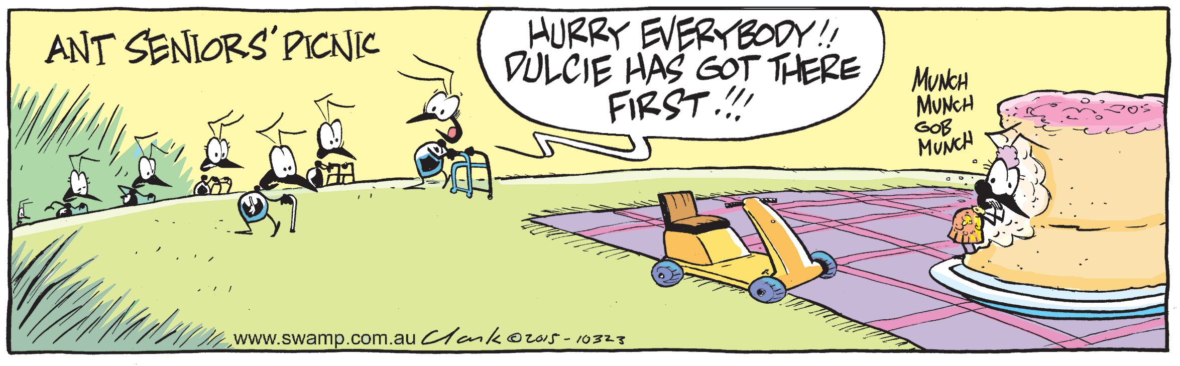 Ant Seniors Picnic Comic