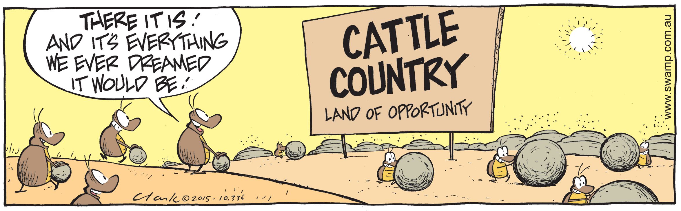 Dung Beetles Opportunity Comic