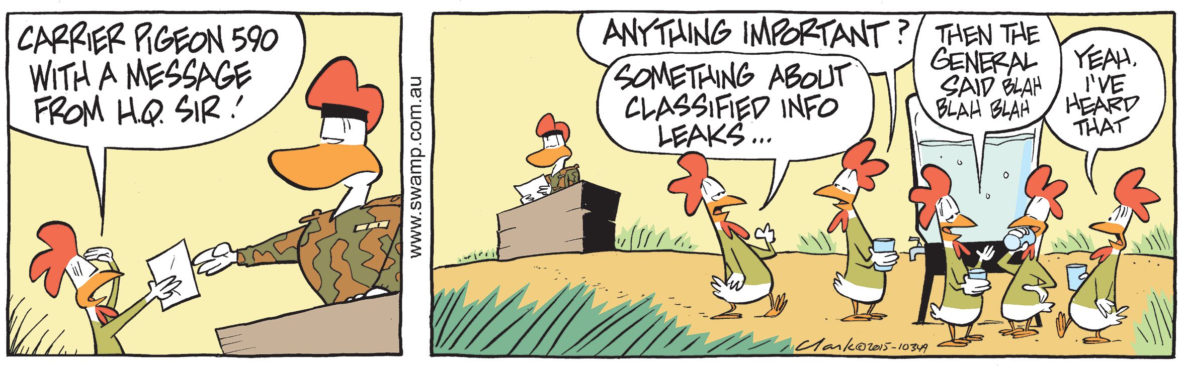 Army Classified Leaks Comic