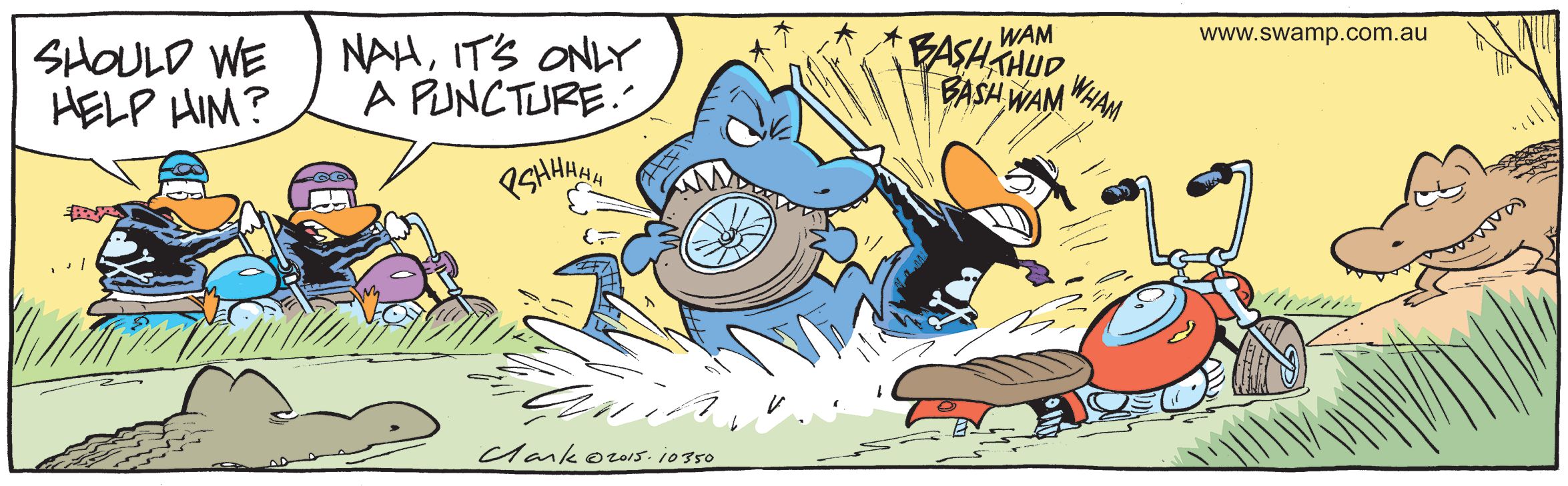 Wild Duck Puncture Comic