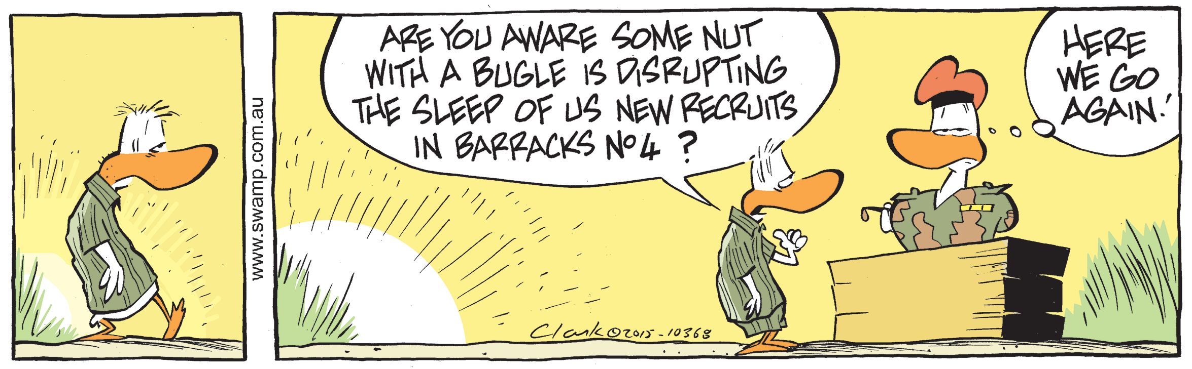 New Army Recruit Comic