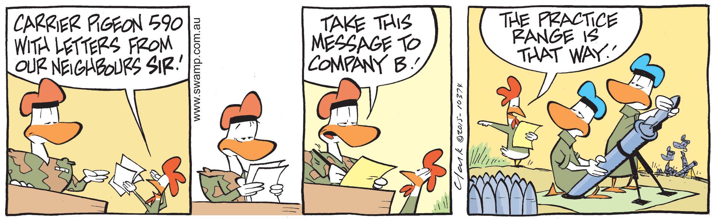 Army Sergeant Message Comic