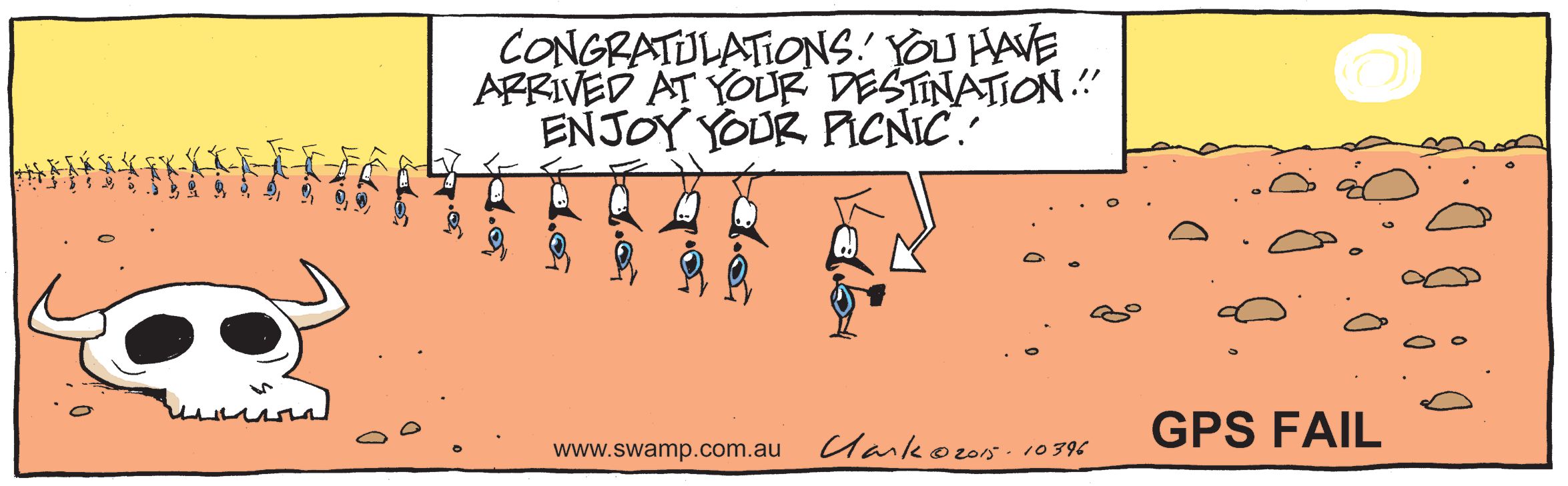 Swamp Ants Lost Comic