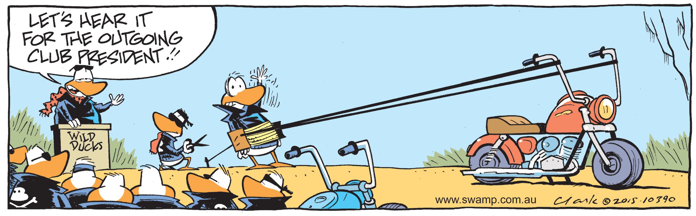 Wild Ducks President Comic