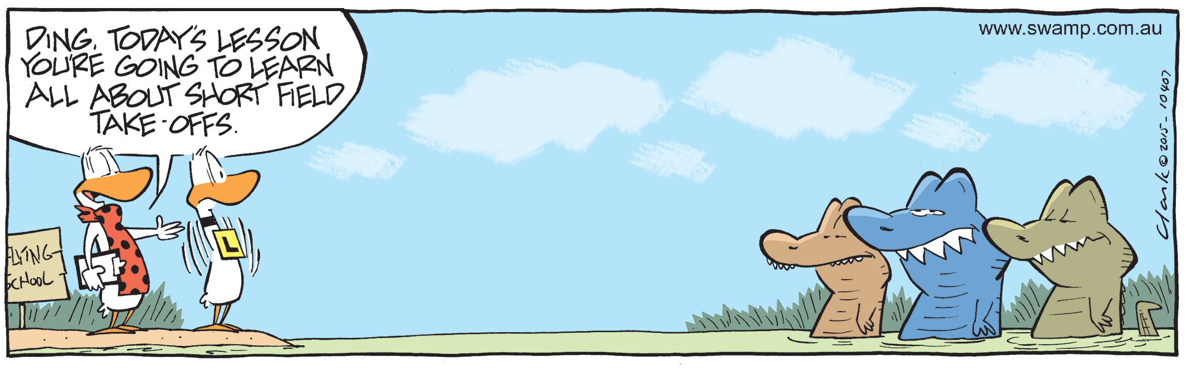 Ding Duck Short Take-off Comic