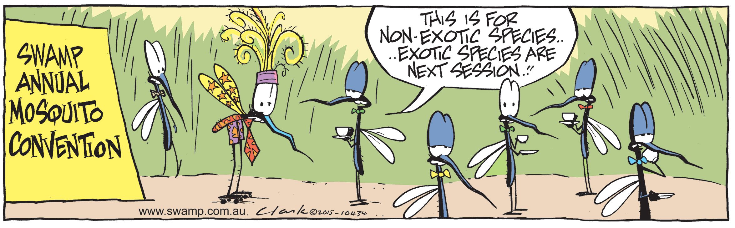 Swamp Mosquito Convention Comic