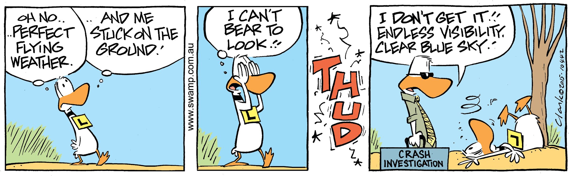 Ding Duck Grounded Comic