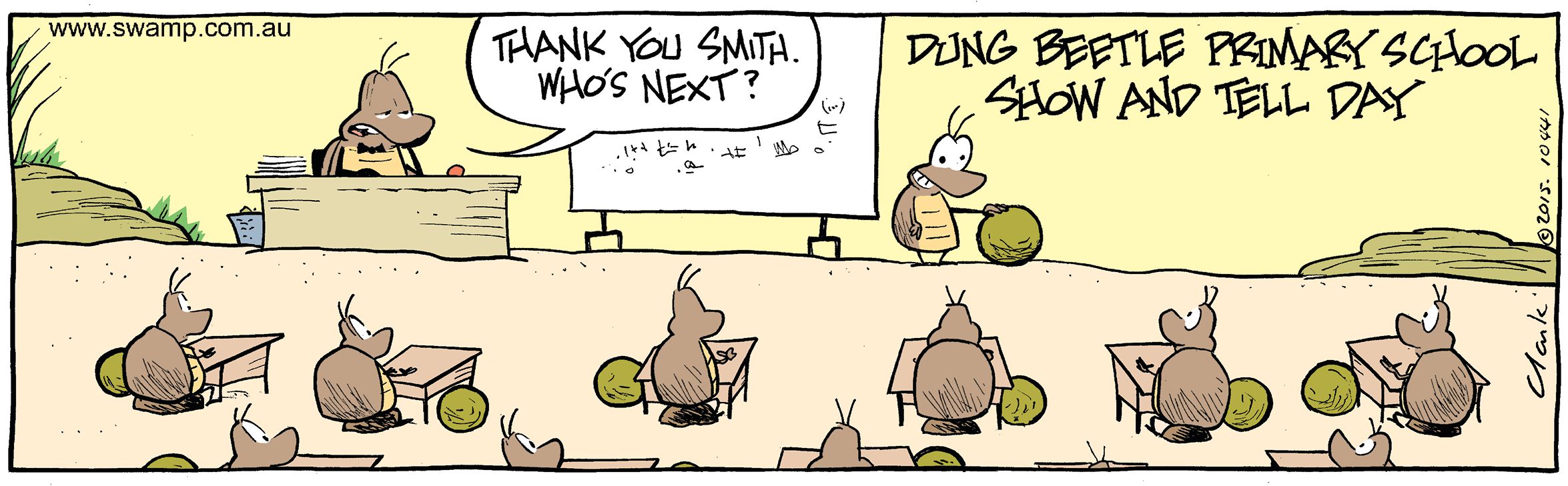 Dung Beetle School Comic