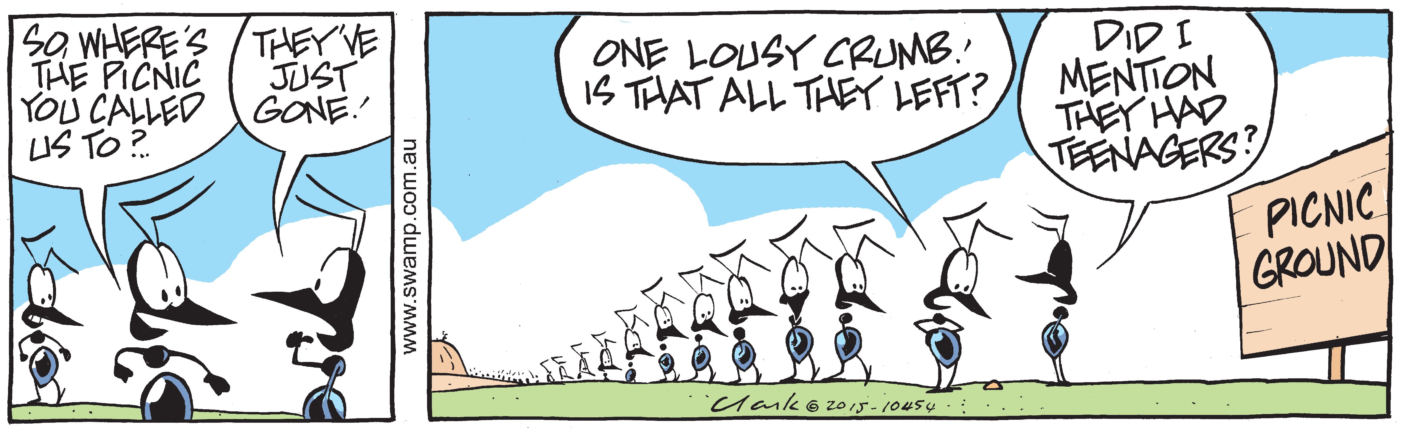 Ants Picnic Ground Comic