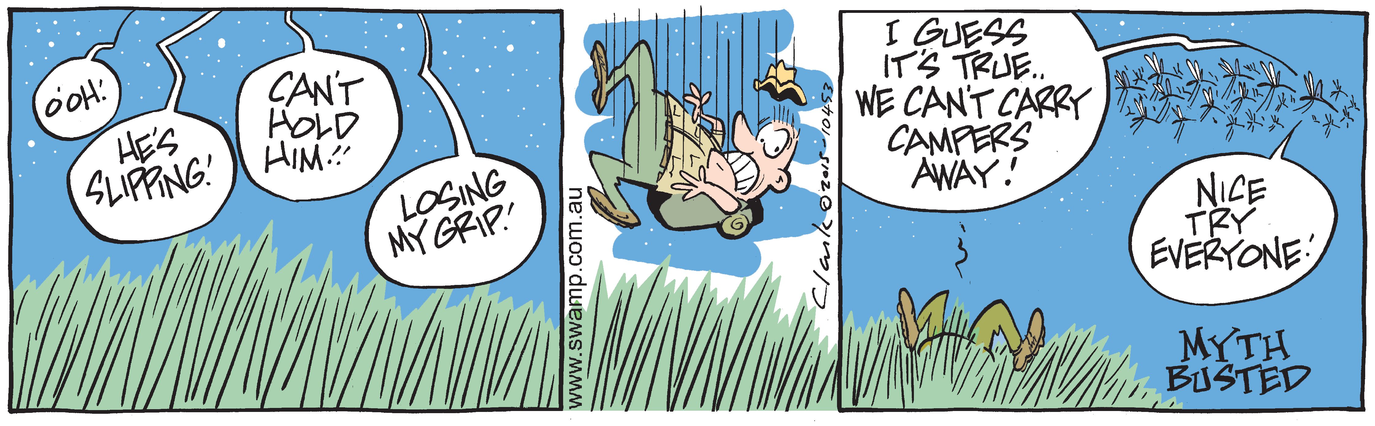 Mosquitoes Carry Camper Comic