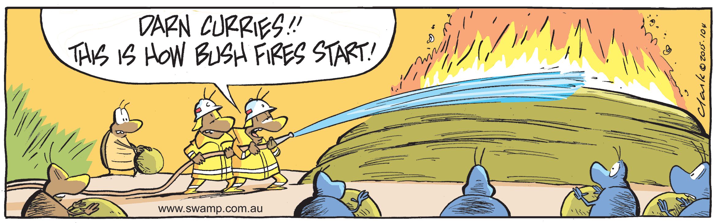 Cowpat Fire Comic