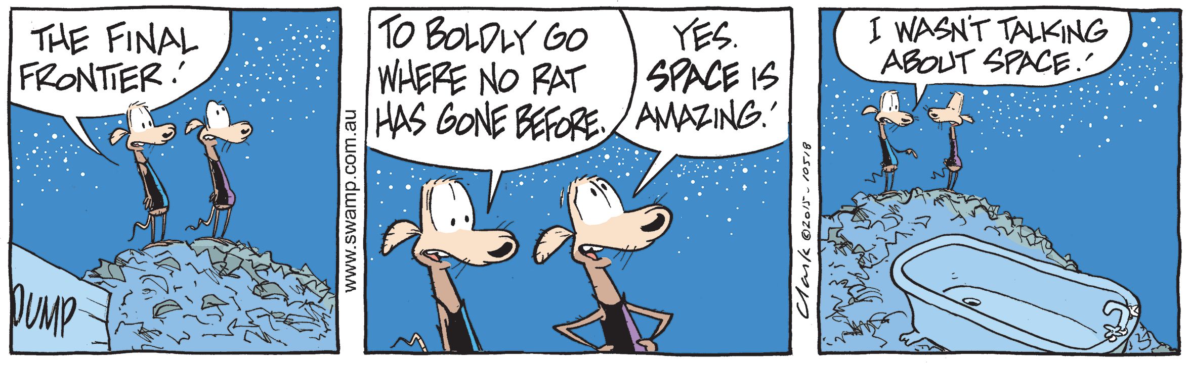 Swamp Rats Bath Comic