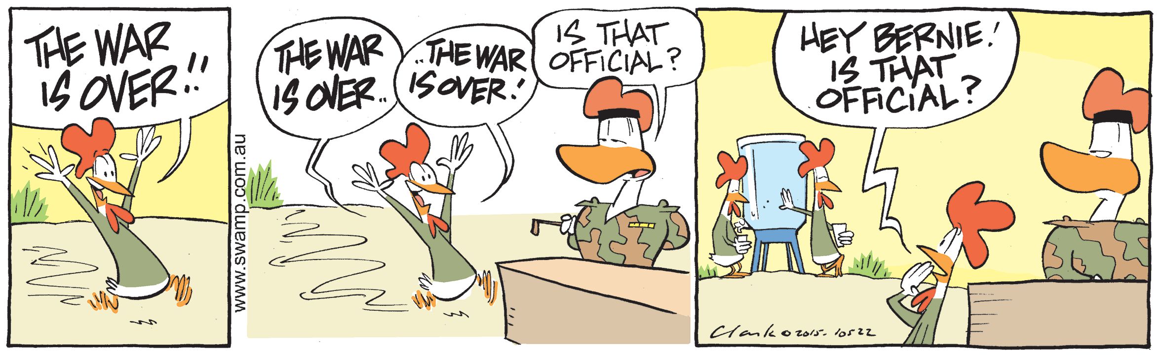 Carrier Pigeon War Over Comic