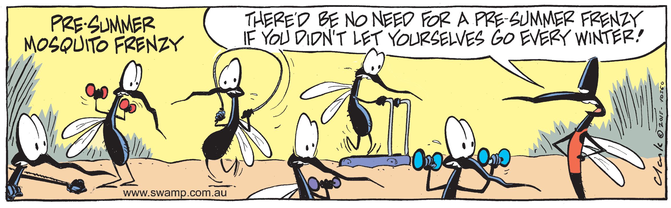 Pre-Summer Mosquito Frenzy Comic