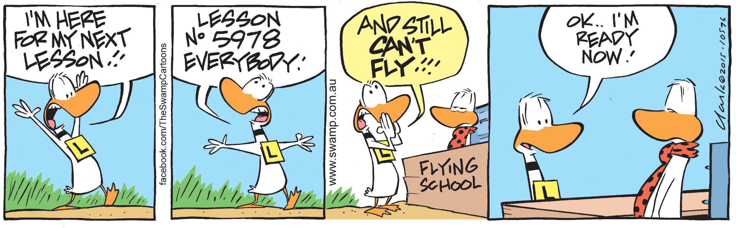 Ding Duck Next Lesson Comic