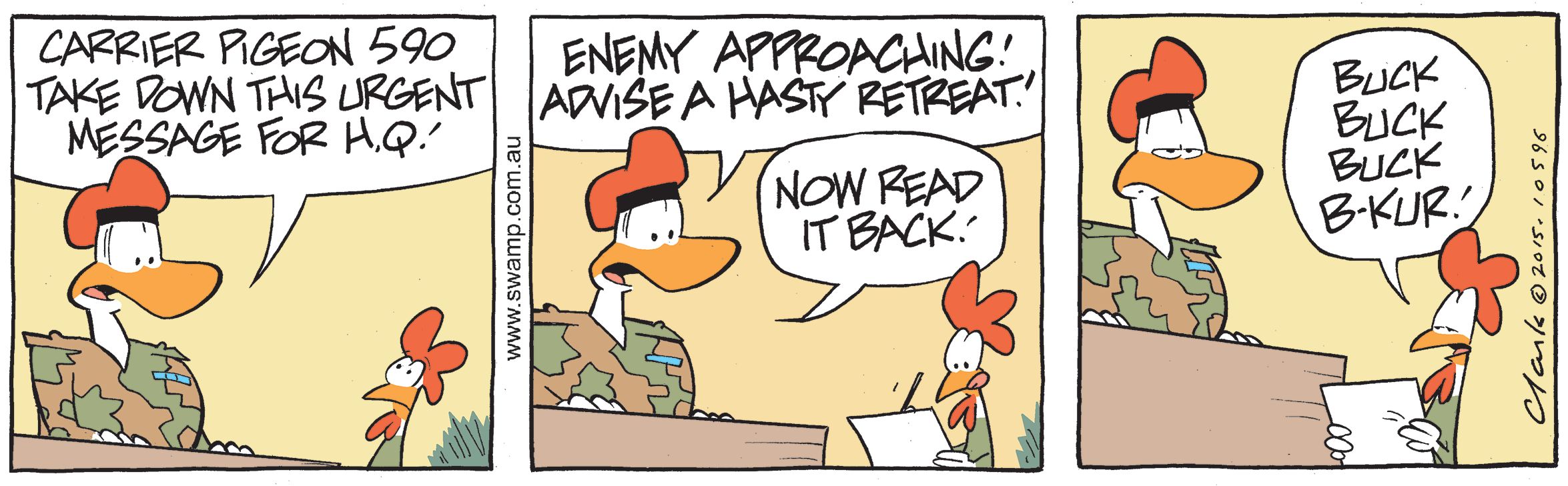 Carrier Pigeon Urgent Message Comic