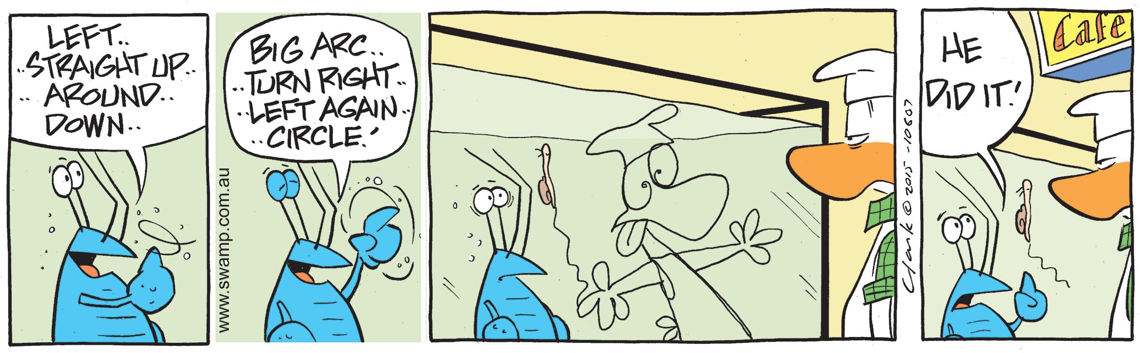 Bob Crayfish Snail Comic