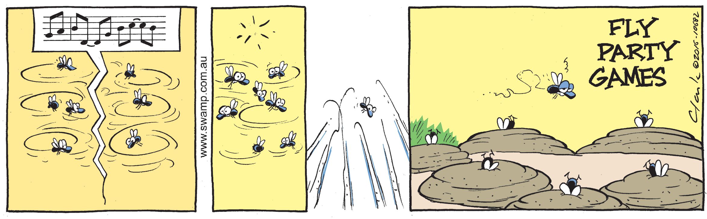 Fly Party Games Comic