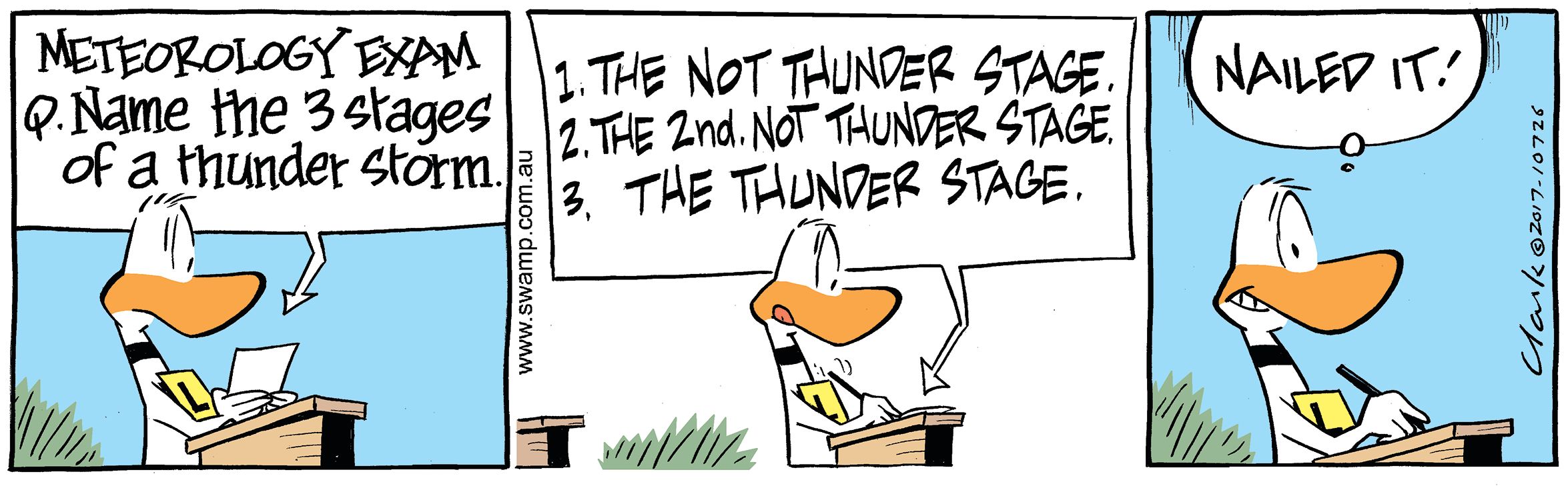 Ding Duck Thunderstorm Comic