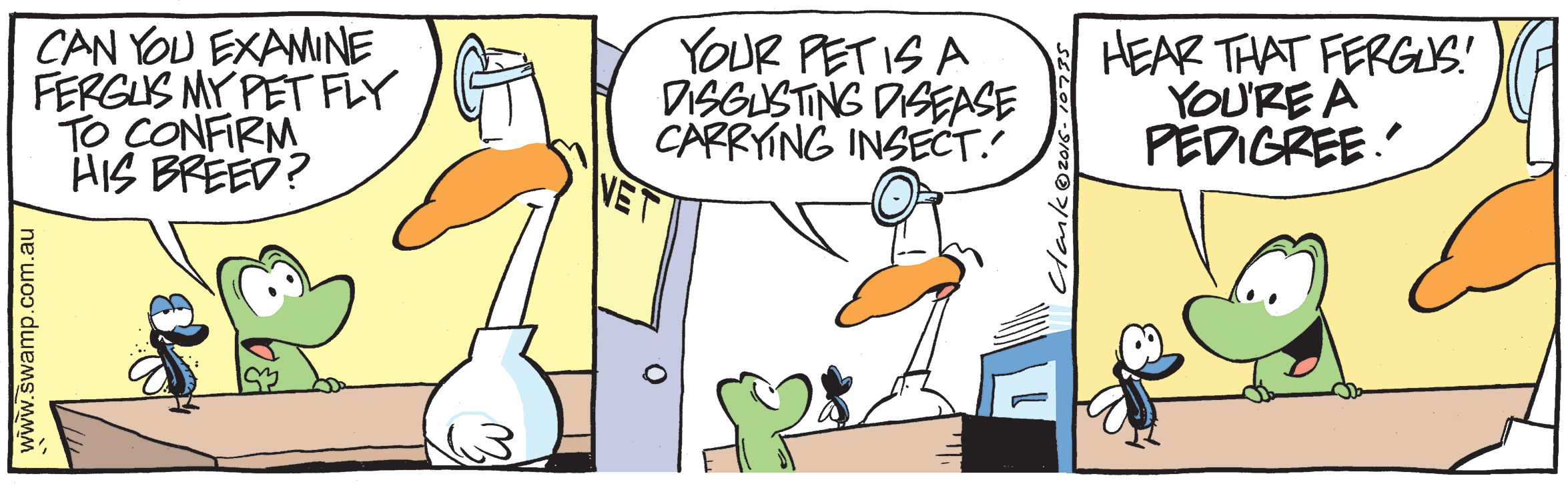 Fergus Fly Pedigree Comic