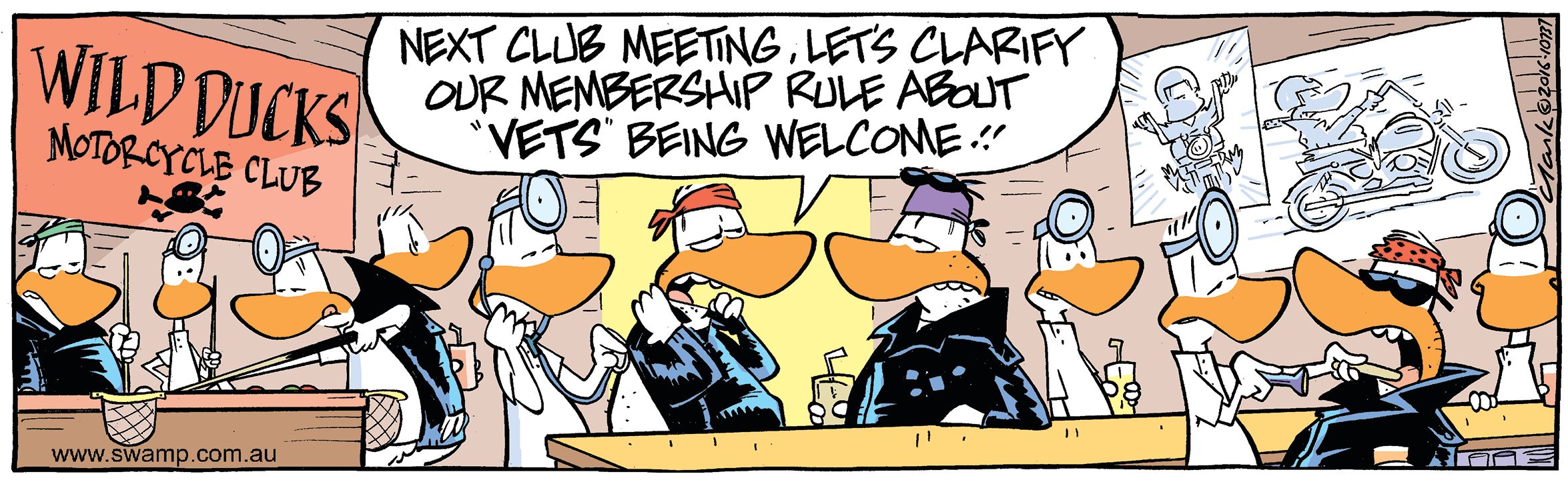 Wild Ducks Vets Comic