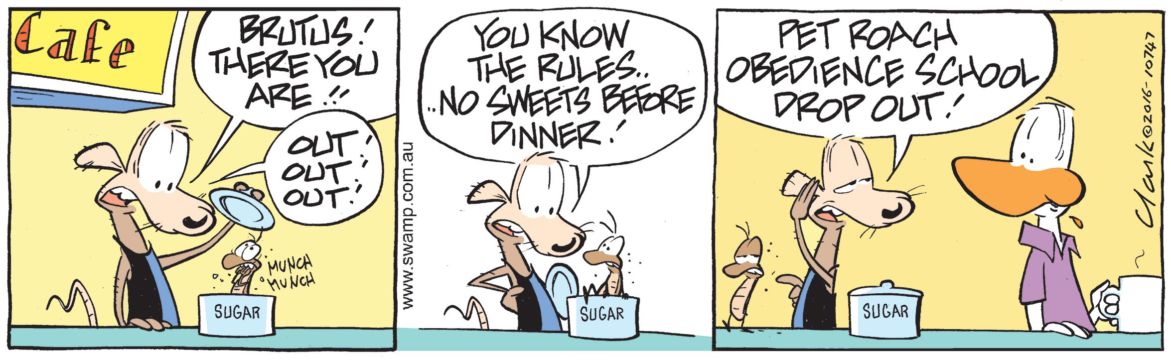 Brutus Roach Sweets Comic