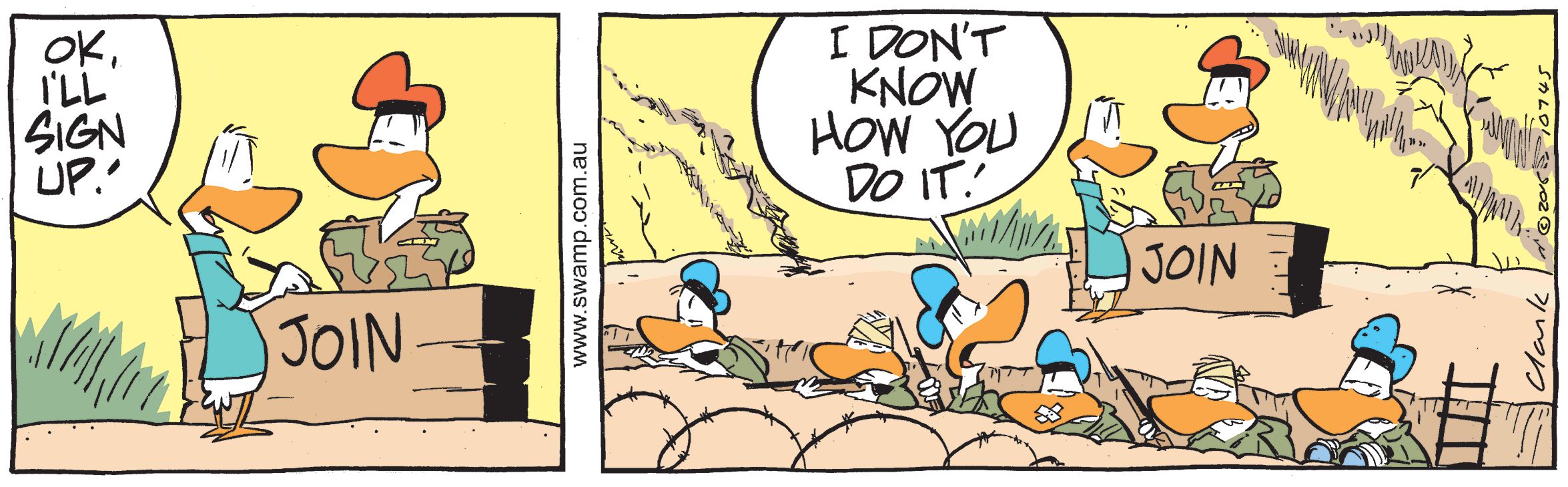 Army Sergeant Recruitment Comic