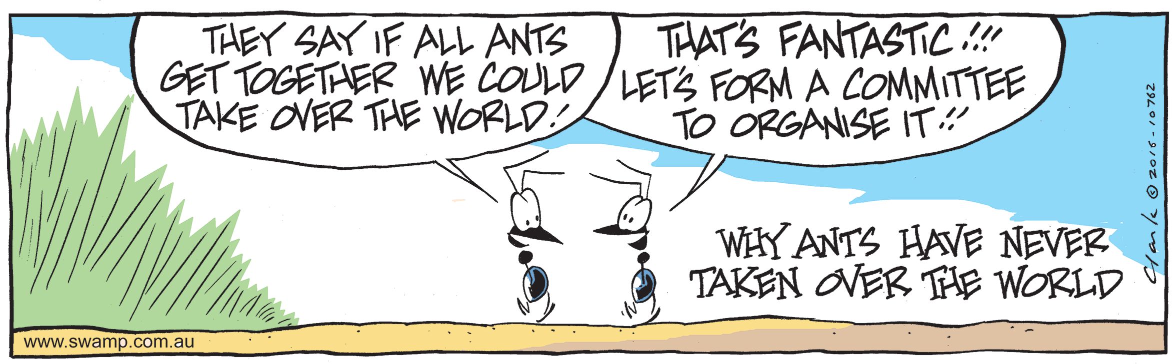 Ants Take Over World Comic