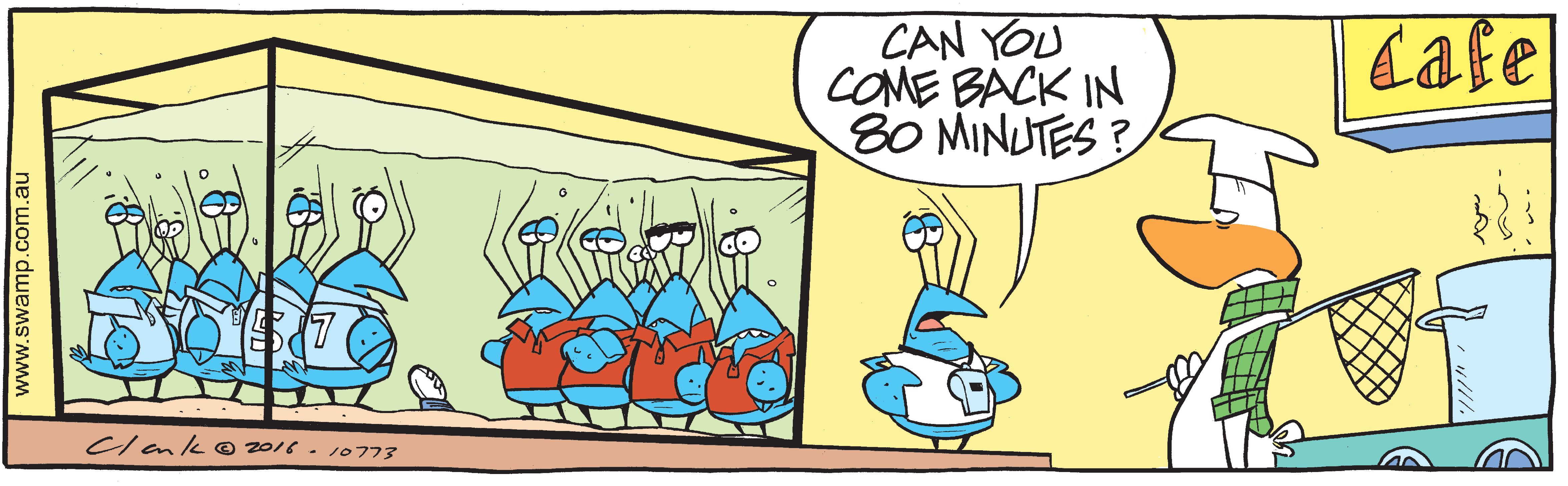 Bob Crayfish Football Comic