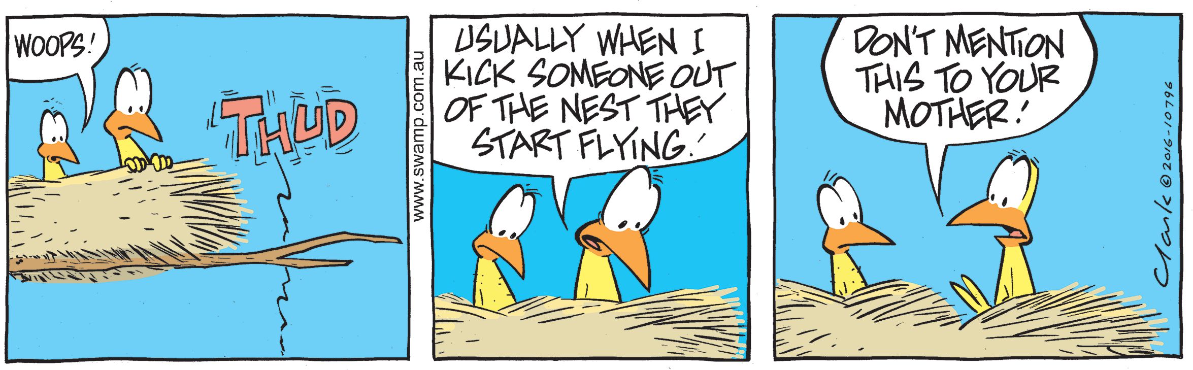 Ding Duck Not Flapping Comic