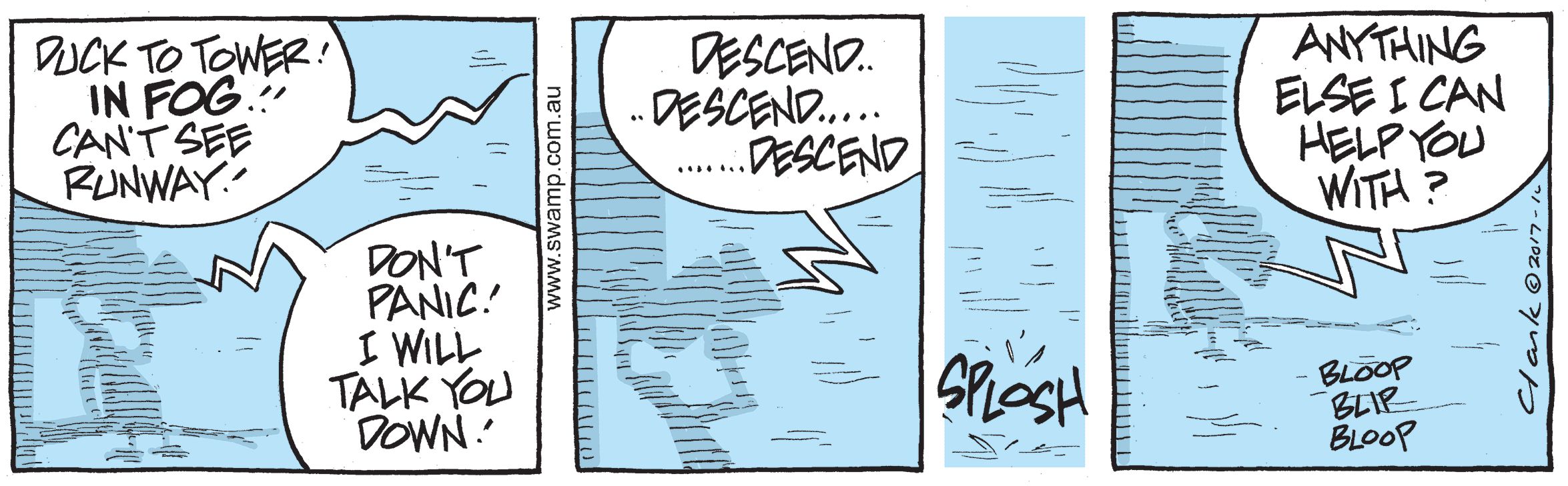 Air Traffic Control Descend Comic