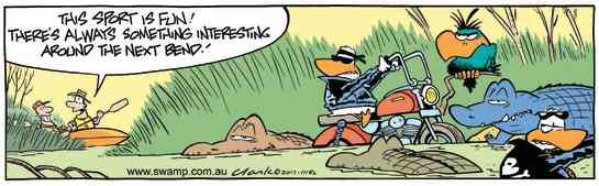 Swamp Cartoon - Wild Ducks Around Bend ComicNovember 1, 2017