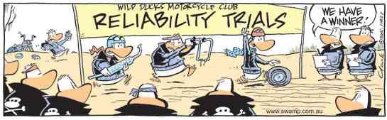 Swamp Cartoon - Wild Ducks Reliability TrialsAugust 30, 2022