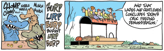 Swamp Cartoon - Rogue Crocs Feeding ComicJanuary 12, 2015