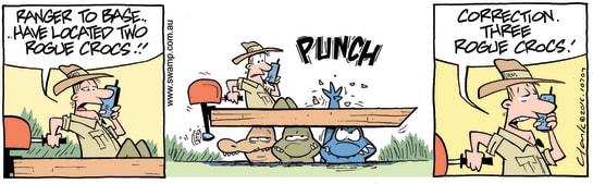 Swamp Cartoon - Located Two Rogue Crocs comicApril 23, 2016