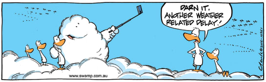 Swamp Cartoon - Weather Related Delays ComicFebruary 14, 2017