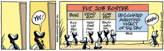 Swamp Cartoon - Swamp Fly Annoying Insect ComicMarch 5, 2018