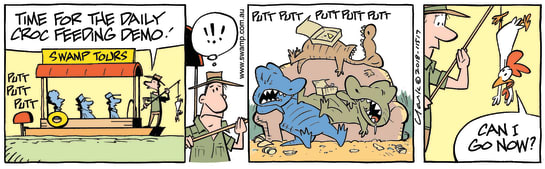 Swamp Cartoon - Croc Feeding Demo ComicNovember 26, 2018