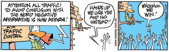 Swamp Cartoon - Air Traffic Controller AffirmativeApril 6, 2019