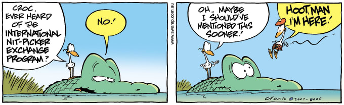 Swamp Cartoon of the Day - International Nitpicker Exchange