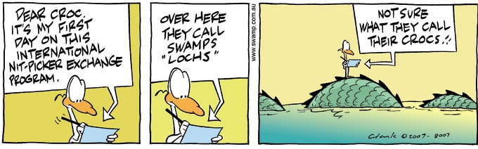 Swamp Cartoon of the Day - Loch Ness