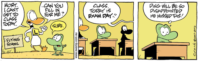 Swamp Cartoon of the Day - Mort Frog Replacement