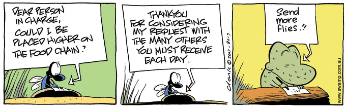 Swamp Cartoon of the Day - Heartfelt Letter