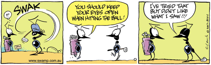 Swamp Cartoon of the Day - Poor shot