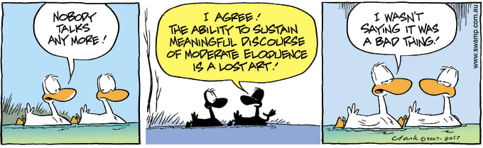 Swamp Cartoon of the Day - Discussion Time