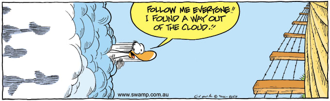 Swamp Cartoon of the Day - Sudden Impact