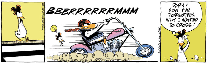 Swamp Cartoon of the Day - What Was I Doing