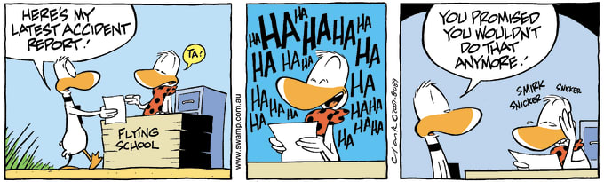 Swamp Cartoon of the Day - Broken Promise